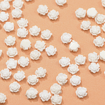 100 vnt. / Maišelis Korėjos tuščiaviduris širdies perlas, nagų dailės pakabukai 11 mm papuošalų lipdukai perlai Dekoracijos Graduuota spalva nagams Dizainas A604