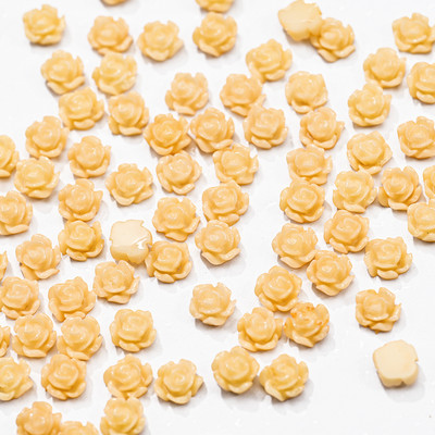 100 vnt. / Maišelis Korėjos tuščiaviduris širdies perlas, nagų dailės pakabukai 11 mm papuošalų lipdukai perlai Dekoracijos Graduuota spalva nagams Dizainas A604