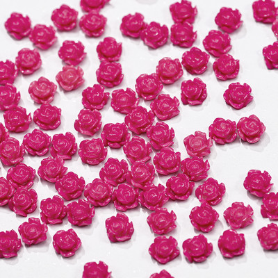 100 vnt. / Maišelis Korėjos tuščiaviduris širdies perlas, nagų dailės pakabukai 11 mm papuošalų lipdukai perlai Dekoracijos Graduuota spalva nagams Dizainas A604