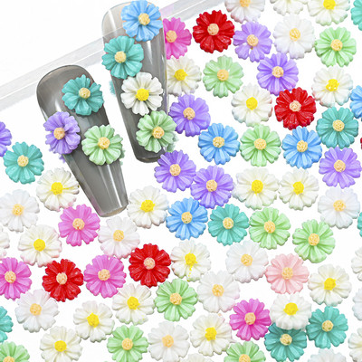 100 vnt. / Maišelis Korėjos tuščiaviduris širdies perlas, nagų dailės pakabukai 11 mm papuošalų lipdukai perlai Dekoracijos Graduuota spalva nagams Dizainas A604