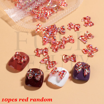 Aurora lentes bantes nagu daļas 3D sveķu dekorēšana kristāla lācis nagu piekariņi akrila aksesuāri rhinestones manikīram GLGZDJ
