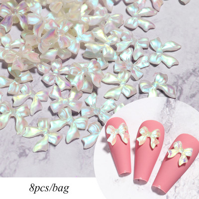 Aurora lentes bantes nagu daļas 3D sveķu dekorēšana kristāla lācis nagu piekariņi akrila aksesuāri rhinestones manikīram GLGZDJ