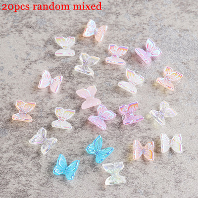 Aurora lentes bantes nagu daļas 3D sveķu dekorēšana kristāla lācis nagu piekariņi akrila aksesuāri rhinestones manikīram GLGZDJ