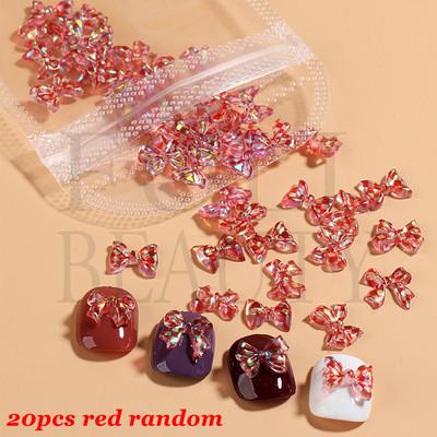 Aurora lentes bantes nagu daļas 3D sveķu dekorēšana kristāla lācis nagu piekariņi akrila aksesuāri rhinestones manikīram GLGZDJ