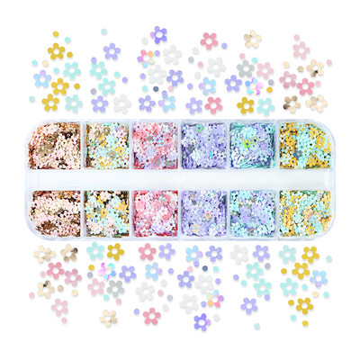 Paiete romb cu sclipici holografice pentru design de unghii, fulgi de paletă în formă de diamant, accesorii pentru decorațiuni pentru unghii