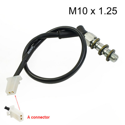 Motociklo hidraulinis dvigubas „Banjo“ varžtas stabdžių slėgio šviesos jungiklis M10 x 1,25 mm, skirtas / Kawasaki / Suzuki / Yamaha