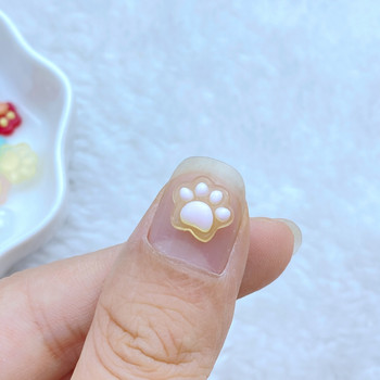 50 τμχ ρητίνη νυχιών 3D πολύχρωμο πολύτιμος λίθος με νύχια γάτας, επίπεδο πορτρέτο λεύκωμα, νύχι, αυτοκόλλητο γάμου, χειροτεχνία διακόσμησης σπιτιού