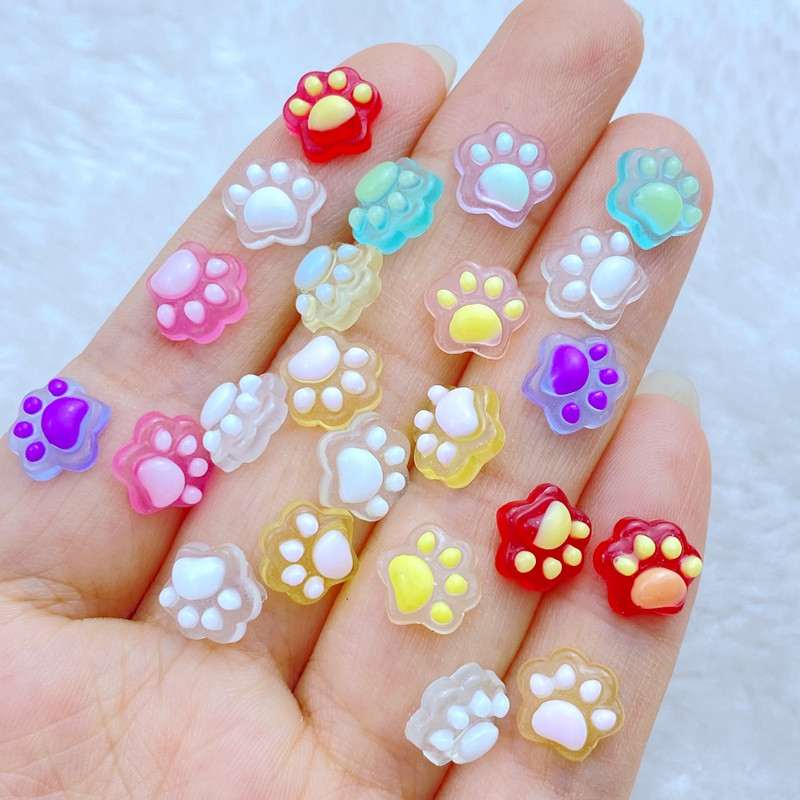 50 komada smole za nokte 3D šarene mačje kandže dragi kamen ravan portret spomenar, nokat za nokte, vjenčana naljepnica, ručni rad za uređenje doma