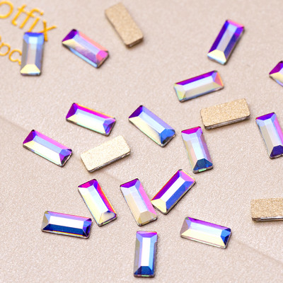 20 buc. AB, forme diferite, nail art, strass, bijuterii, strass, toate dimensiunile, pietre de sticlă cu spate plat pentru decorarea 3D a unghiilor