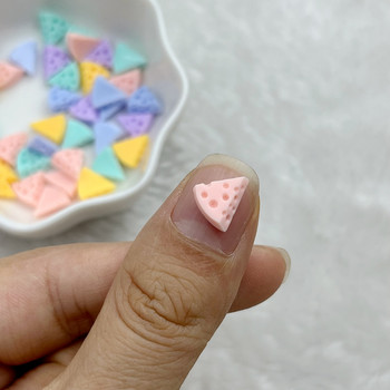 50 броя цветни 3D сладки сирена за ноктопластика смола за декорация на нокти торта консумативи за ноктопластика