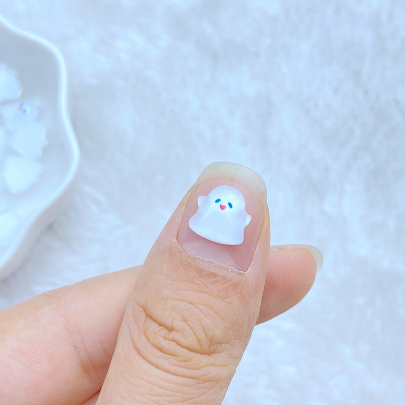 50 de rășină, drăguț, transparent, alb, fantomă, bijuterie, cu fund plat, decalcomanii de piatră, bricolaj, pentru acasă, accesorii de artizanat pentru unghii, carte cu agrafe cu fructe