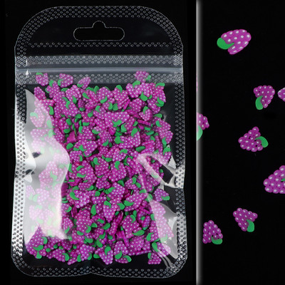 10G Green Alien Nail Art Naljepnice Klizači Uskrsni ukrasi Kriške Meka polimerska glina DIY 3D Nail Charm pribor za manikuru Savjeti