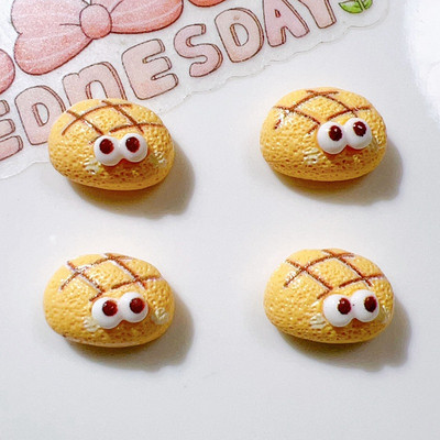 30 τμχ Cute Resin Mini 3D Cartoon μπουκάλι κέικ ψωμιού Nail Rhinestones Nail Art Κοσμήματα Μανικιούρ Διακοσμητικά νυχιών