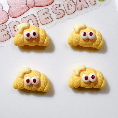 30 τμχ Cute Resin Mini 3D Cartoon μπουκάλι κέικ ψωμιού Nail Rhinestones Nail Art Κοσμήματα Μανικιούρ Διακοσμητικά νυχιών