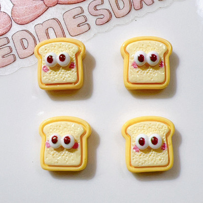 30 τμχ Cute Resin Mini 3D Cartoon μπουκάλι κέικ ψωμιού Nail Rhinestones Nail Art Κοσμήματα Μανικιούρ Διακοσμητικά νυχιών