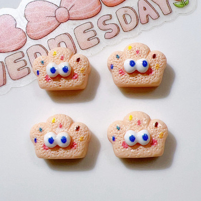 30 τμχ Cute Resin Mini 3D Cartoon μπουκάλι κέικ ψωμιού Nail Rhinestones Nail Art Κοσμήματα Μανικιούρ Διακοσμητικά νυχιών