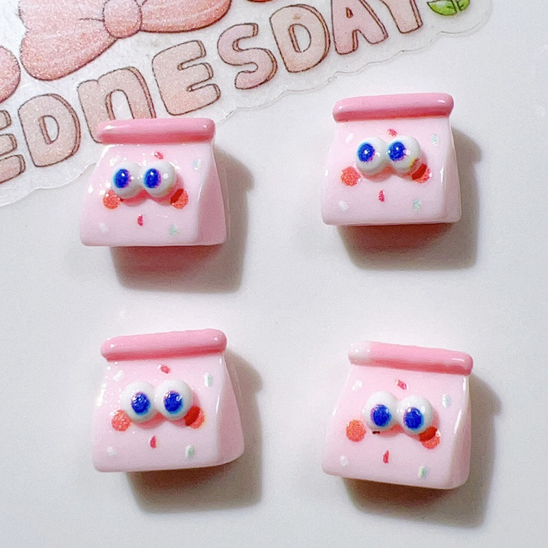 30 τμχ Cute Resin Mini 3D Cartoon μπουκάλι κέικ ψωμιού Nail Rhinestones Nail Art Κοσμήματα Μανικιούρ Διακοσμητικά νυχιών