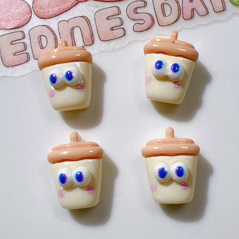 30 τμχ Cute Resin Mini 3D Cartoon μπουκάλι κέικ ψωμιού Nail Rhinestones Nail Art Κοσμήματα Μανικιούρ Διακοσμητικά νυχιών