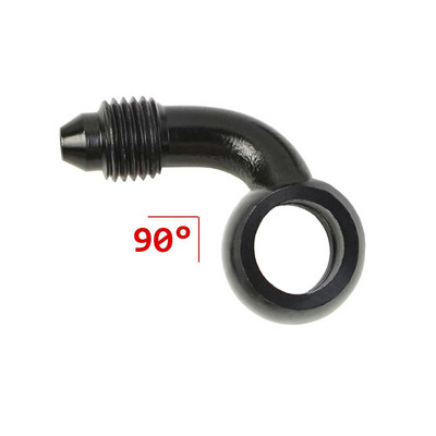 Brake Banjo Fitting Noņemiet alumīnija Moto hidraulisko pastiprinātu bremžu sajūga eļļas šļūteni AN3 motociklam ATV Dirt Bike Buggy