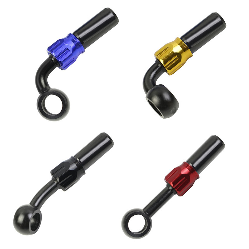 Stabdžių banjo jungtis Nuimkite aliuminio motociklo hidraulinę sustiprintą stabdžių sankabos alyvos žarną AN3, skirtą motociklų keturračiams, „Dirt Bike Buggy“