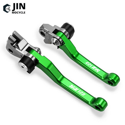 Motocross pliabil Pivot Dirt Bike Pârghii de ambreiaj de frana CNC Maner maneta cablu pentru YAMAHA YZ125 2015 2016 2017 2018 Piese YZ 125