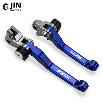 Motocross pliabil Pivot Dirt Bike Pârghii de ambreiaj de frana CNC Maner maneta cablu pentru YAMAHA YZ125 2015 2016 2017 2018 Piese YZ 125