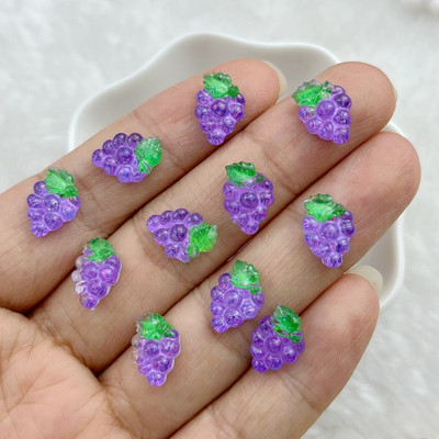 50 tk 3D läikivad ja armsad kunstviljadest valmistatud küünekunsti vaigud, segavärvilised lillede küünekunsti võlu, lillekujulised küünekunsti tarvikud