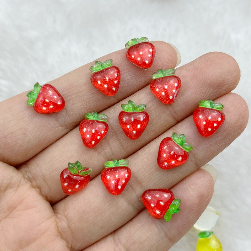 50 tk 3D läikivad ja armsad kunstviljadest valmistatud küünekunsti vaigud, segavärvilised lillede küünekunsti võlu, lillekujulised küünekunsti tarvikud