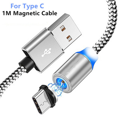 Samsung Galaxy S9 A30 A70 M30s Huawei P30 Pro P20 lite Honor view 10 20 Magnetinis įkroviklio laidas QC3.0 USB greito įkrovimo laidas