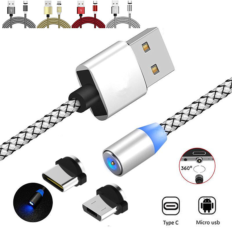 Samsung Galaxy S9 A30 A70 M30s Huawei P30 Pro P20 lite Honor view 10 20 Magnetinis įkroviklio laidas QC3.0 USB greito įkrovimo laidas