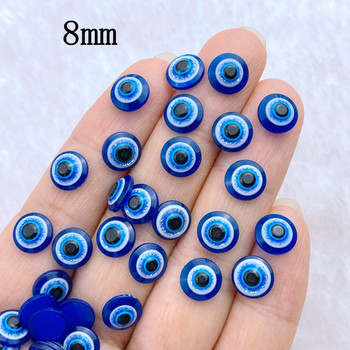 50 τμχ 3D Mini Cute Monster Eyes Nail Art Ρητίνη Nail Art Στολίδι Flower Shape Nail Art Supplies