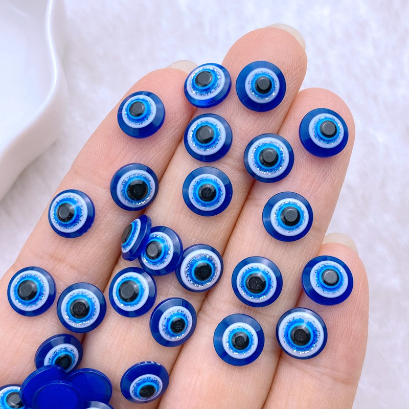 50 vnt. 3D mini mielos pabaisos akių nagų dailės dervos nagų dailės ornamentas, gėlių formos nagų dailės reikmenys