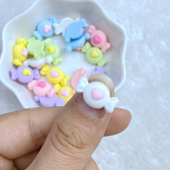 20бр. 3D Charms Kawaii Cute Mini Love Candy Nail Art Бижута Маникюр Кутия за подарък за нокти Аксесоари за декорация
