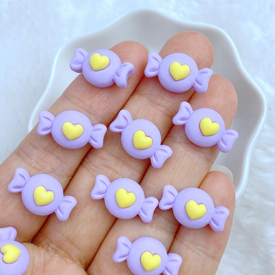 20vnt 3D Charms Kawaii Cute Mini Love Candy Nail Art Papuošalai Manikiūras Nagų dovanų dėžutės dekoravimo priedai