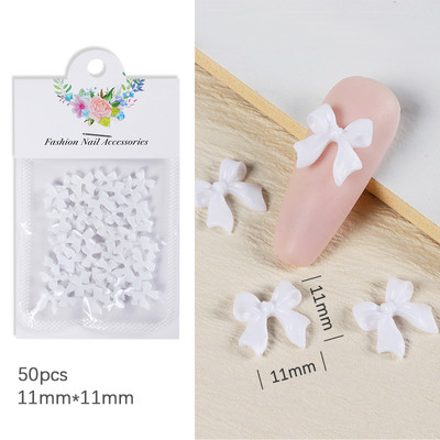 50 vnt. / Krepšelis Skaidrus 3D Love Nail Art Charm Želė dervos plokščiaapačiai blizgantys cirkonio akmenys, skirti pasidaryk pats Valentino dienos manikiūro dekoravimo dalims