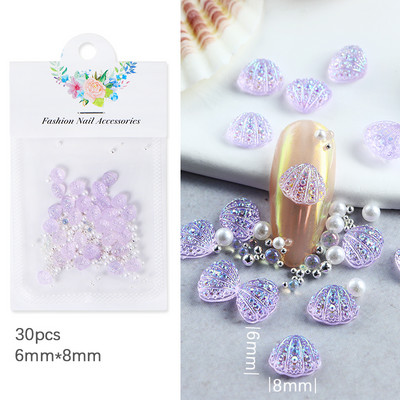 50 vnt. / Krepšelis Skaidrus 3D Love Nail Art Charm Želė dervos plokščiaapačiai blizgantys cirkonio akmenys, skirti pasidaryk pats Valentino dienos manikiūro dekoravimo dalims