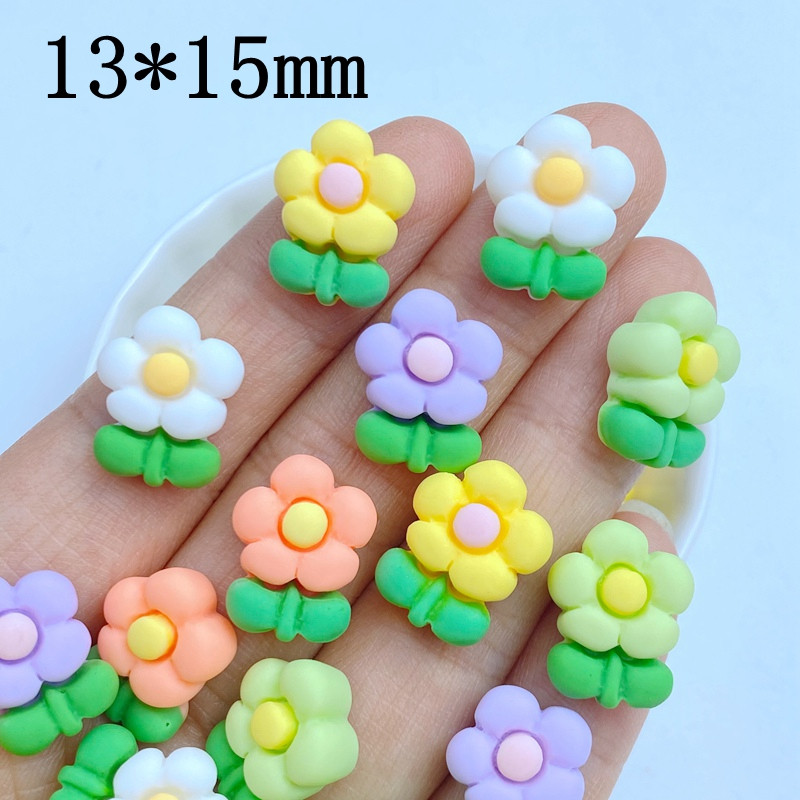 20vnt Mini 3D miela puokštė dervos nagų dalių priedai Kawaii DIY nagų dailės dekoravimas