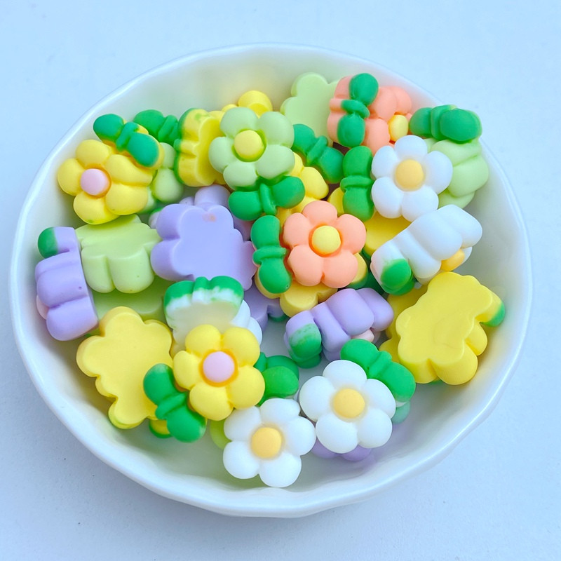 20vnt Mini 3D miela puokštė dervos nagų dalių priedai Kawaii DIY nagų dailės dekoravimas