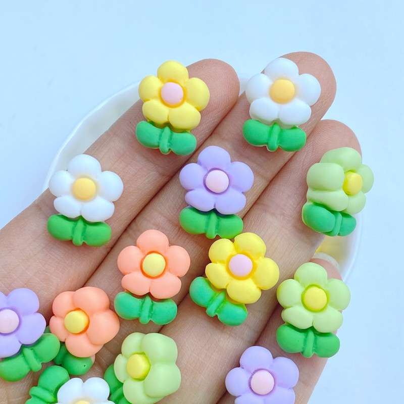 20vnt Mini 3D miela puokštė dervos nagų dalių priedai Kawaii DIY nagų dailės dekoravimas