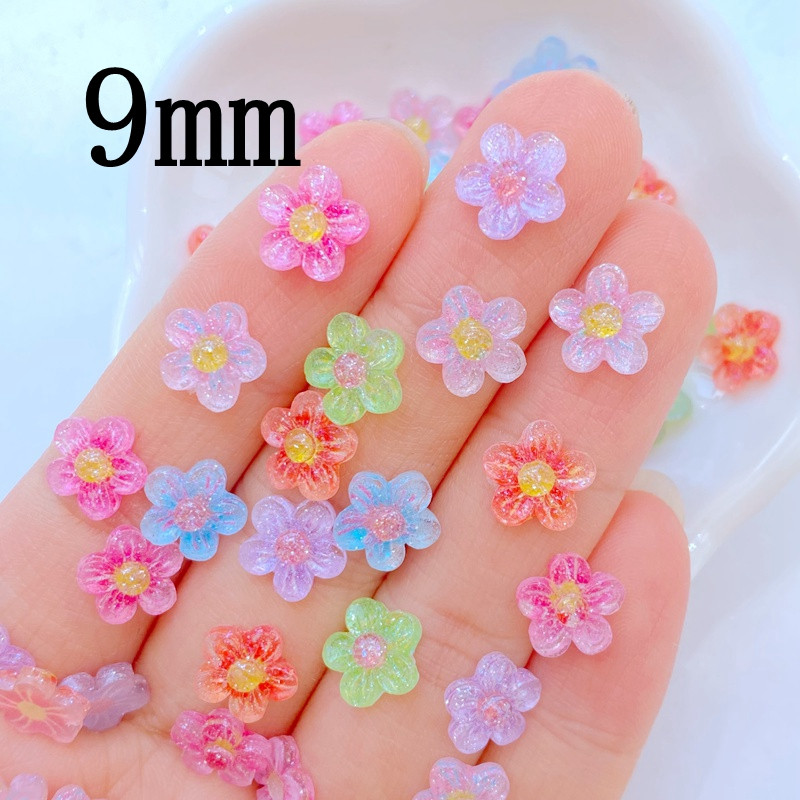 50 tk Uus armas mini sädelev lilled küünekivid kalliskivid sädelevad küünekunstid ehted maniküür küünekaunistuse aksessuaar