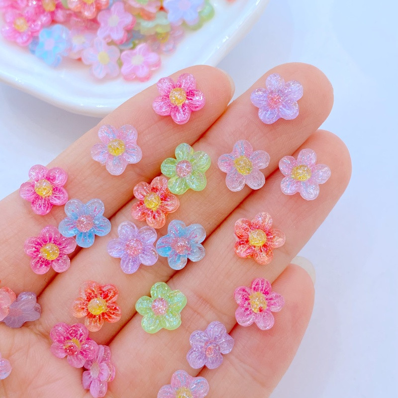 50 tk Uus armas mini sädelev lilled küünekivid kalliskivid sädelevad küünekunstid ehted maniküür küünekaunistuse aksessuaar