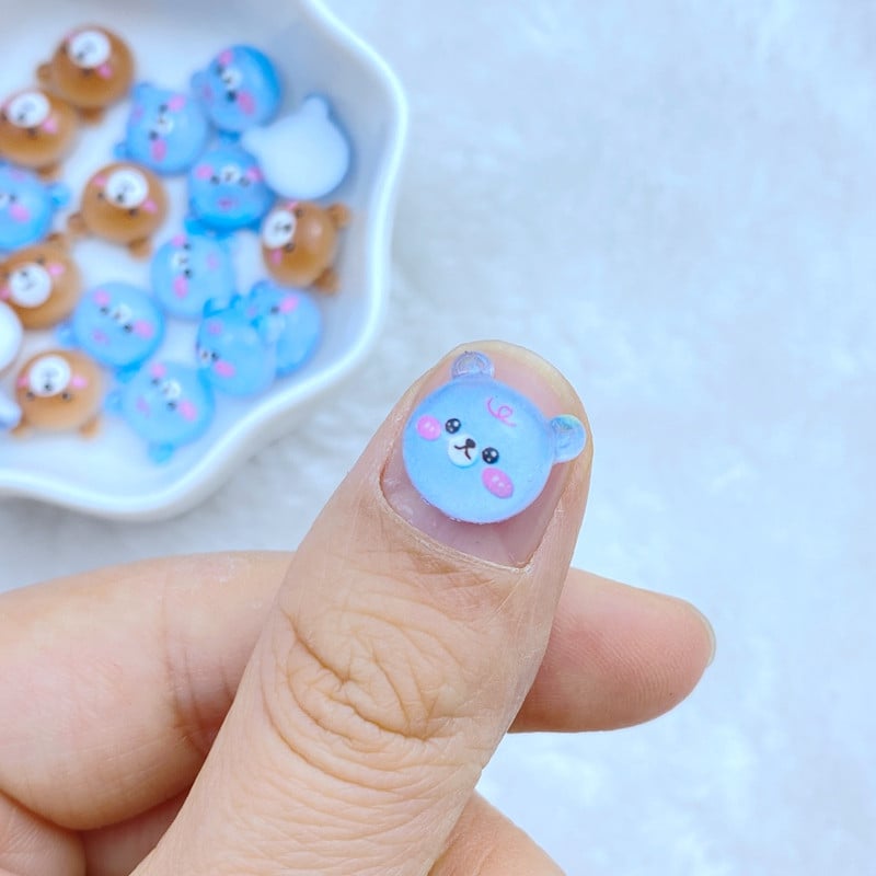 50 vnt. Naujas mielas mini animacinis filmukas, nagų krištolas Brangakmeniai Blizgantys nagų dailė Papuošalai Manikiūras Nagų dekoravimo aksesuaras