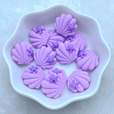 10 3D-säravat ja armsat multifilmi Little Starfish Shell Nail Art Resin küünekunsti kaunistused Lillekujulised küünekunsti tarvikud