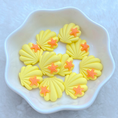 10 3D-säravat ja armsat multifilmi Little Starfish Shell Nail Art Resin küünekunsti kaunistused Lillekujulised küünekunsti tarvikud