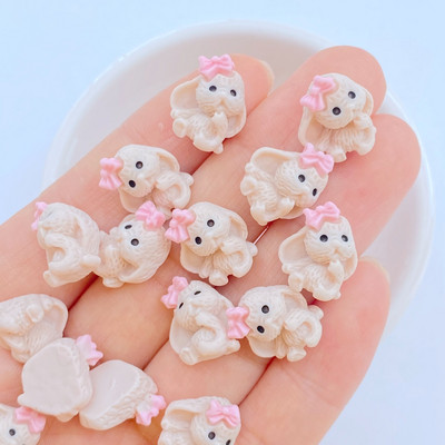 20 vnt. dervos nagų mielas mini animacinių filmukų lankelis šunų nagų dalys priedai Kawaii „pasidaryk pats“ nagų dailės puošmena