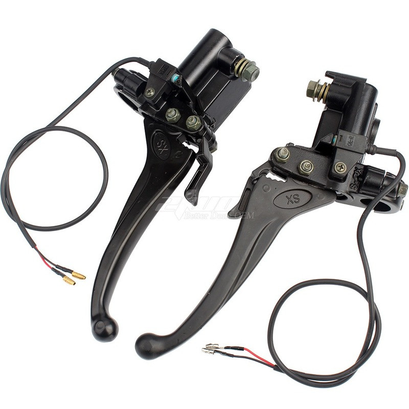 Mootorratta vasak parem piduripump eesmine peasilinder hüdrauliline pidurihoob Go Karti mustuseratta neljarattalise tõukeratta jaoks