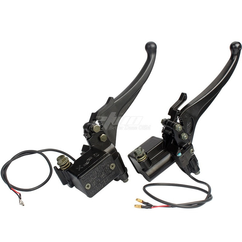 Mootorratta vasak parem piduripump eesmine peasilinder hüdrauliline pidurihoob Go Karti mustuseratta neljarattalise tõukeratta jaoks