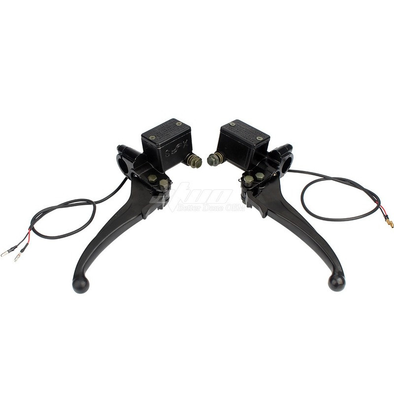 Mootorratta vasak parem piduripump eesmine peasilinder hüdrauliline pidurihoob Go Karti mustuseratta neljarattalise tõukeratta jaoks