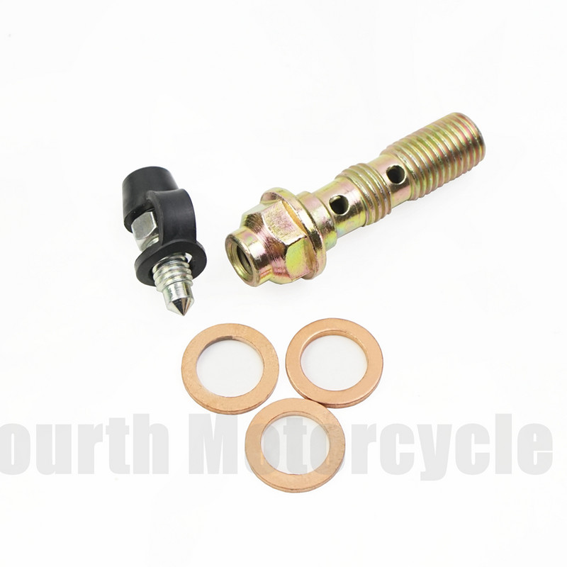 Șuruburi de frână Motocicletă M10 x 1,25 șurub furtun frână șurub banjo șuruburi universale de frână ambreiaj șuruburi șuruburi pompă frână cu picior