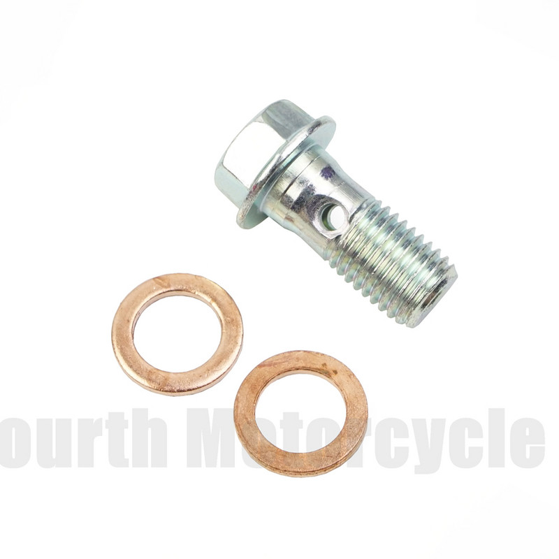 Șuruburi de frână Motocicletă M10 x 1,25 șurub furtun frână șurub banjo șuruburi universale de frână ambreiaj șuruburi șuruburi pompă frână cu picior